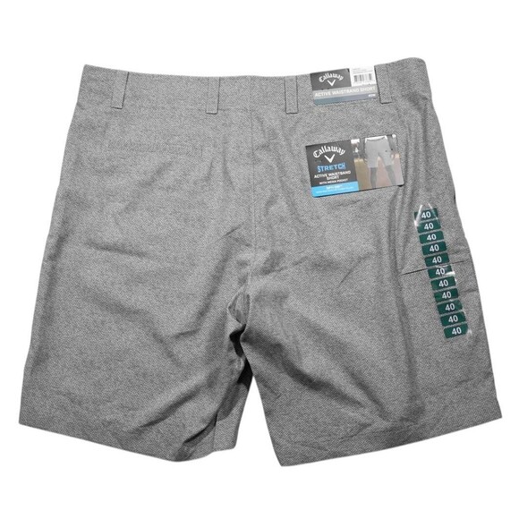 Callaway Other - Callaway Mens Golf Shorts 40 Gray Stretch Opti-Dri Performance Active Waistband
